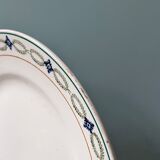 Compotier Terre de Fer in earthenware of Saint Amand