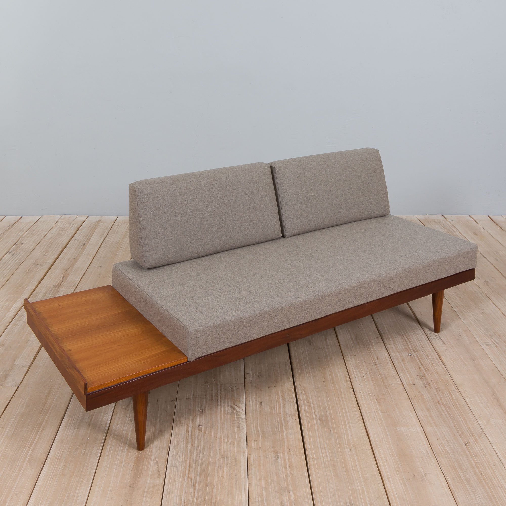 Teak Daybed Svanette With Side Table By Ingmar Relling For Swane Ekornes, 1960s