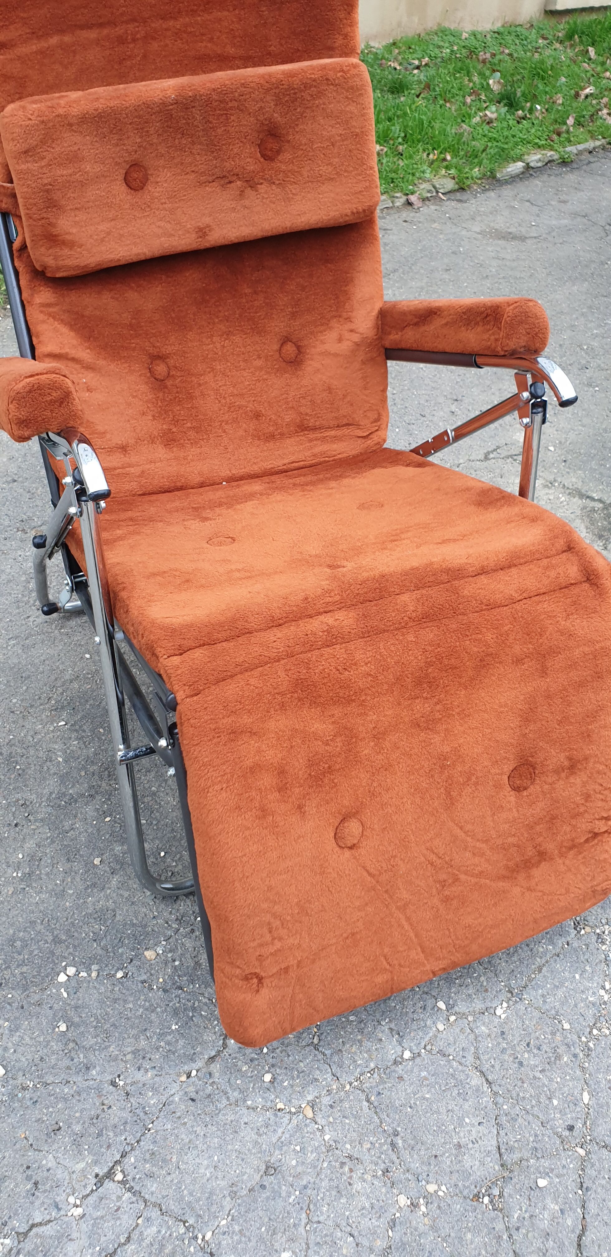 Vintage Folding Armchair by Pierson