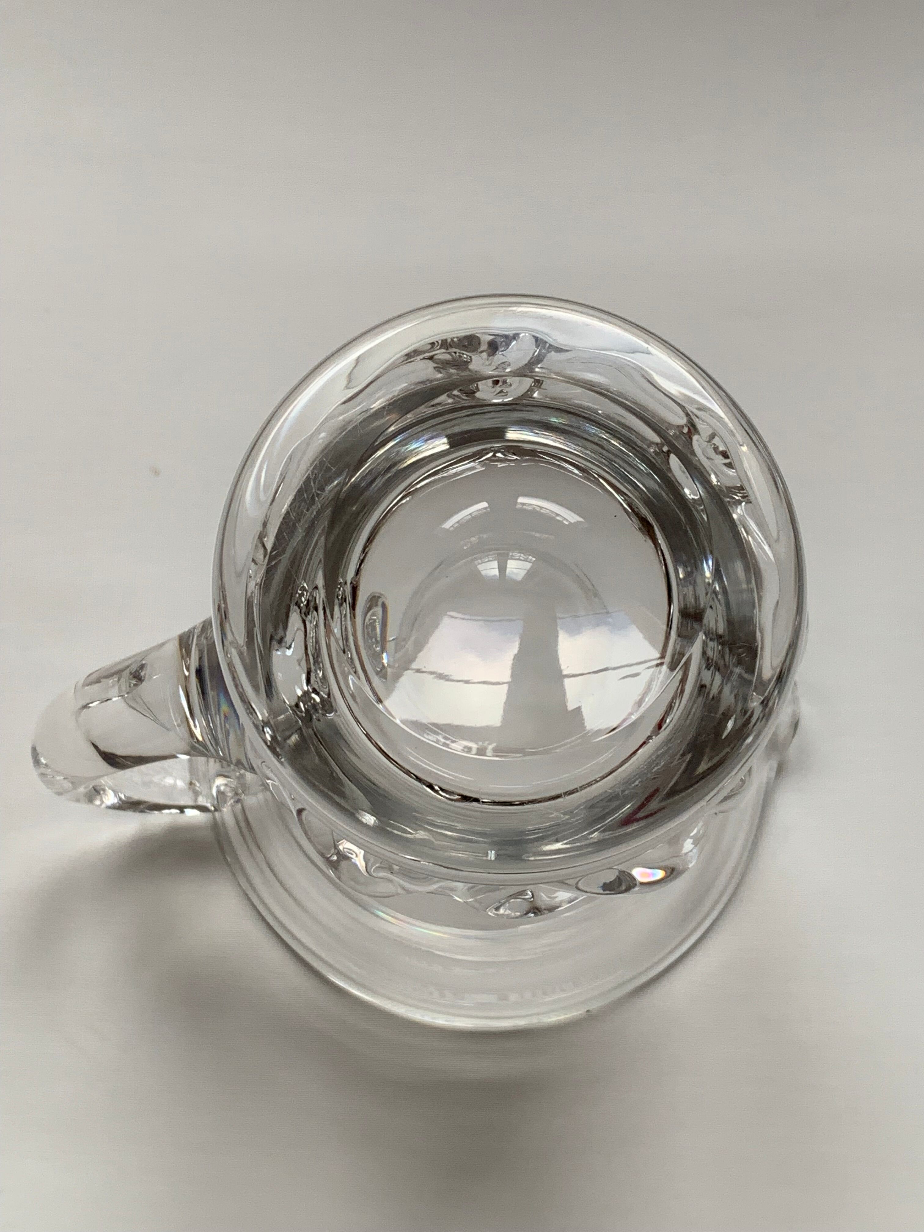 Pichet à eau en cristal de Daum, modèle Sorcy