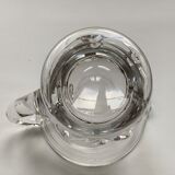 Daum crystal water pitcher, Sorcy model