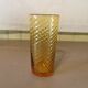 6 vintage glasses with ribbed decoration