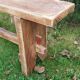 Banc de ferme en chêne