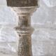 Pedestal lamp with stone base – 20th century