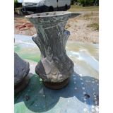 2 pairs of cast iron vases 1900 Charleville-Mézières