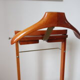 Fratelli Reguitti editor Valet night wooden varnish on wheels