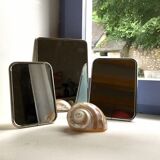 Trio of Barber vintage mirror