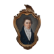 Portrait d'homme pastel 1818 dans cadre or