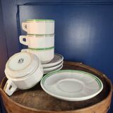 Vintage 70s Arbona Tours cups and saucers (set of 4)