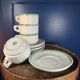 Vintage 70s Arbona Tours cups and saucers (set of 4)