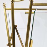 Neoclassical magazine rack by Maison Jansen, France, 1950s.