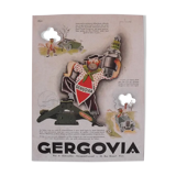 Pub candles P. Leconte Gergovia 1933 poster