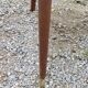 Pair of 50's Scandinavian style mahogany chairs