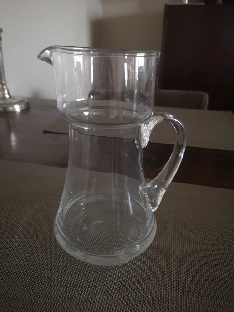 Glass pitcher/broc - Middle 20th