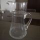 Glass pitcher/broc - Middle 20th