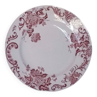 Saint Amand plate and Hamage "snowball"