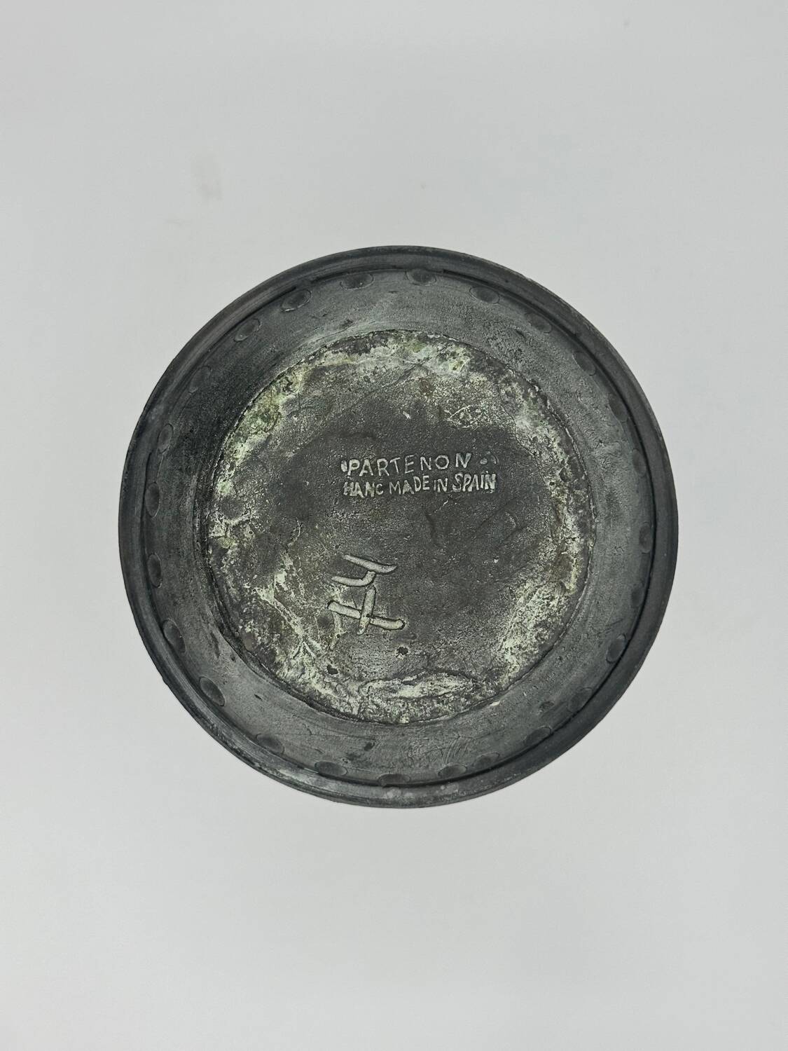 Vintage Parthenon vase Spain – brutalist ceramic – model 74 – piece