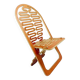 Gregg Fleishman Prototype European cutout plywood "Lumbarest" or Puzzle chair, from the 1970s