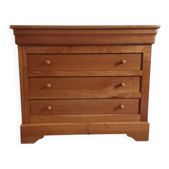 Commode en merisier à quatre tiroirs