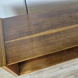 Art Decò sideboard in walnut stained beech open space design