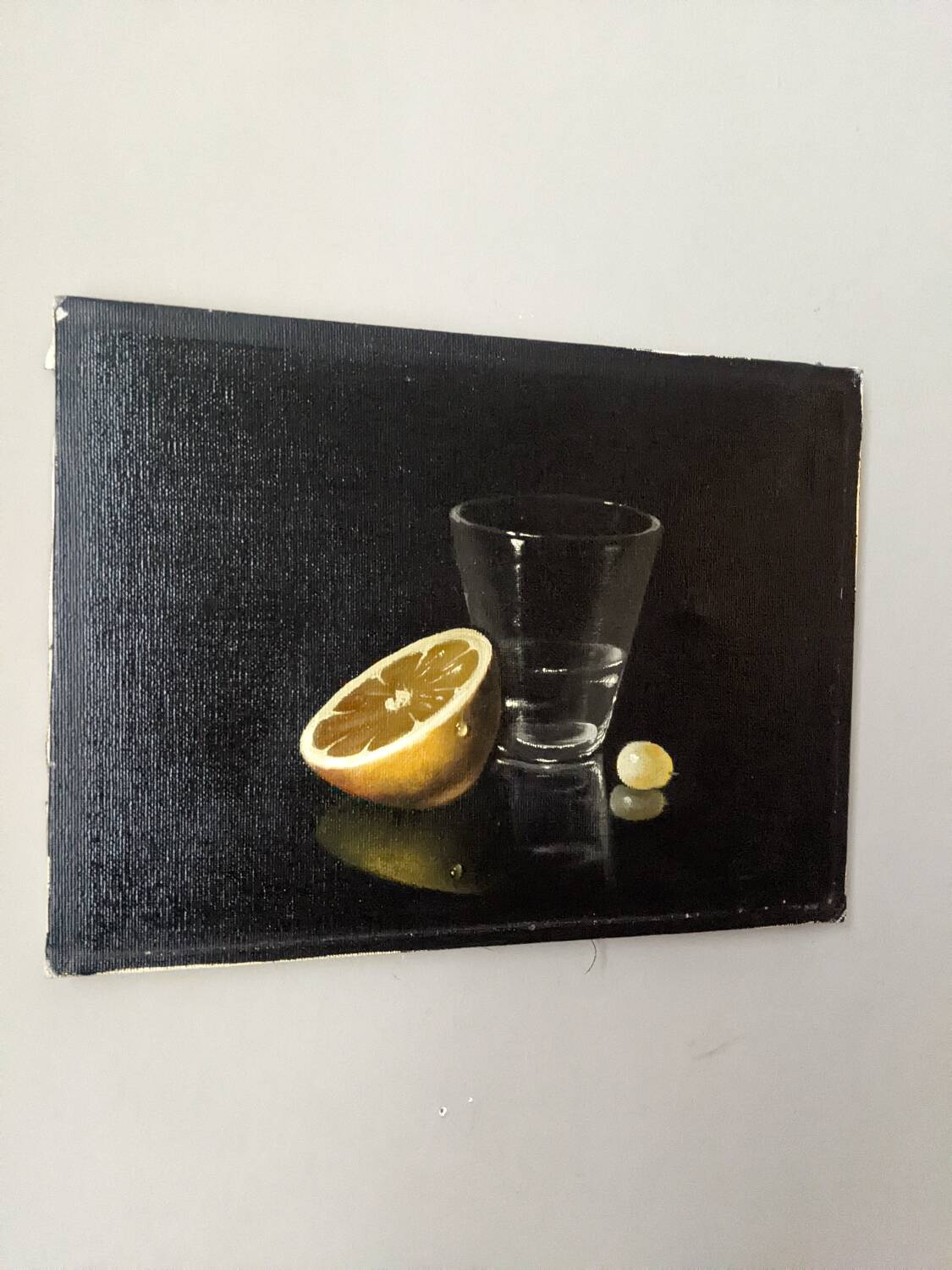 Still life oil on canvas contemporary painting