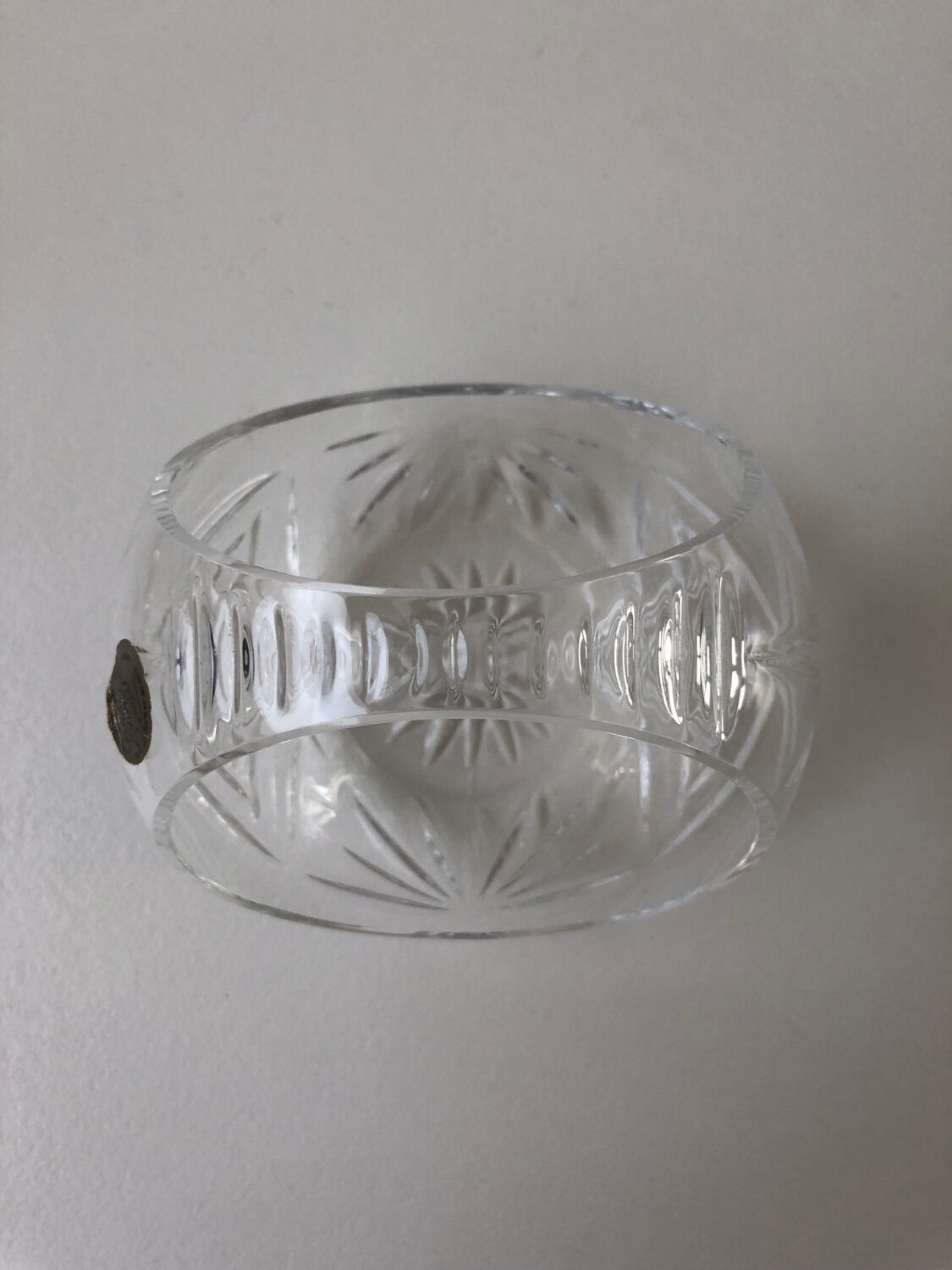 Crystal basket of Arques