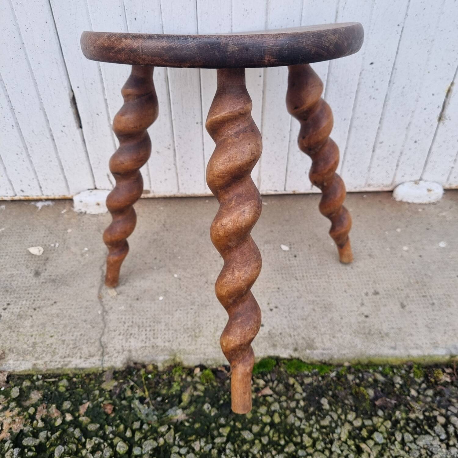 Brutalist stool from the early 20th century