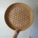 Large round rattan top