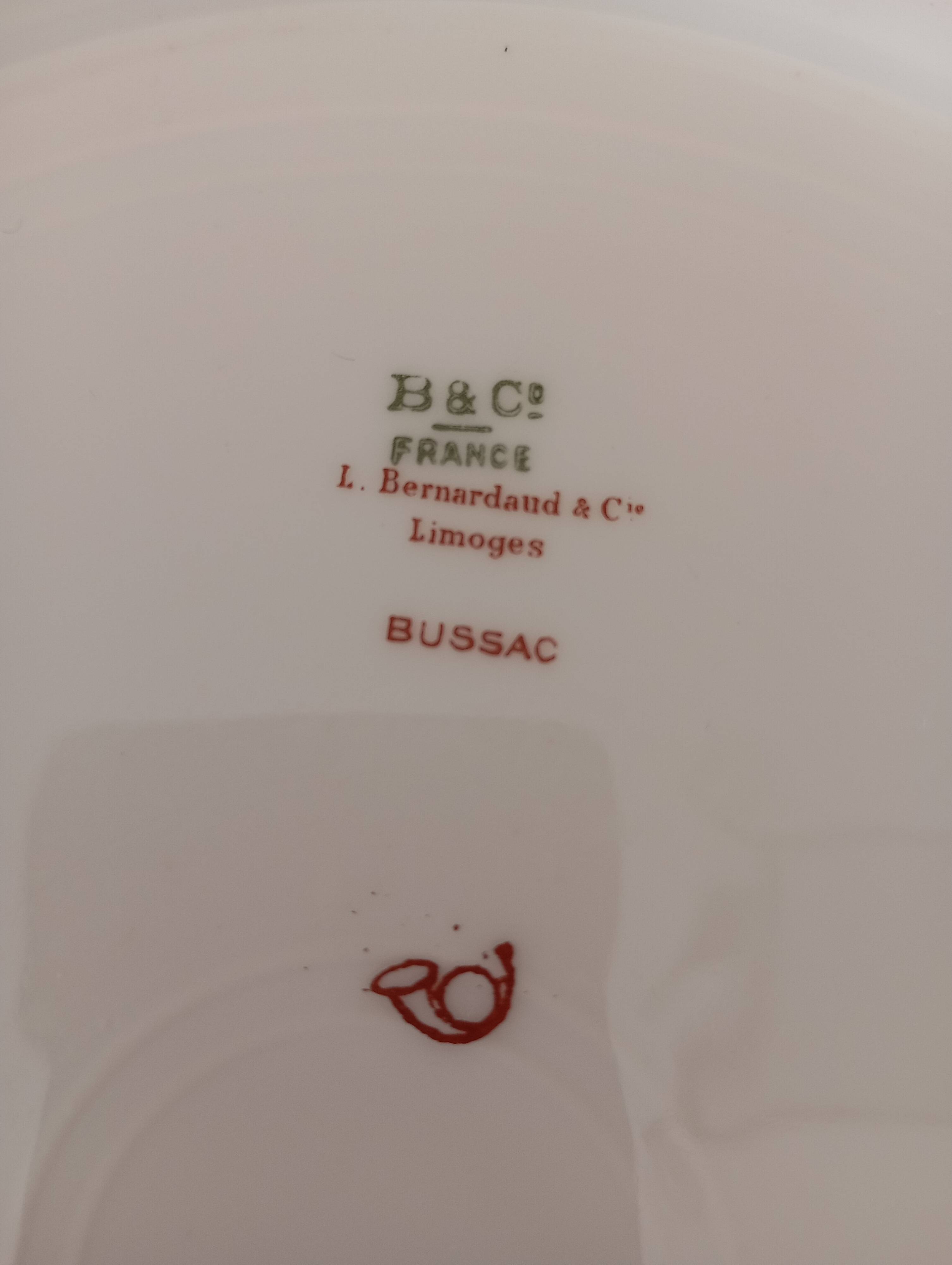 Bernardaud "Bussac" deep dish