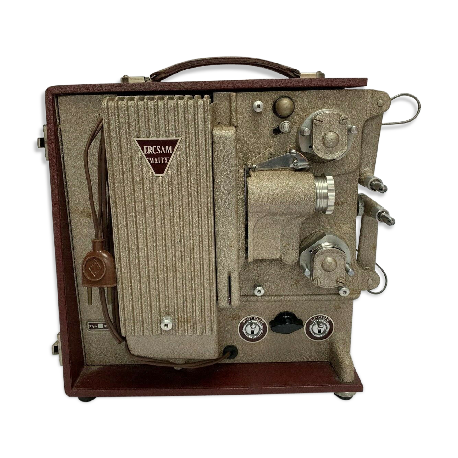 Mallette projector ercsam malex type s no. 55678 objective berthiot