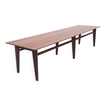 Italian mid-century wooden console or side table.