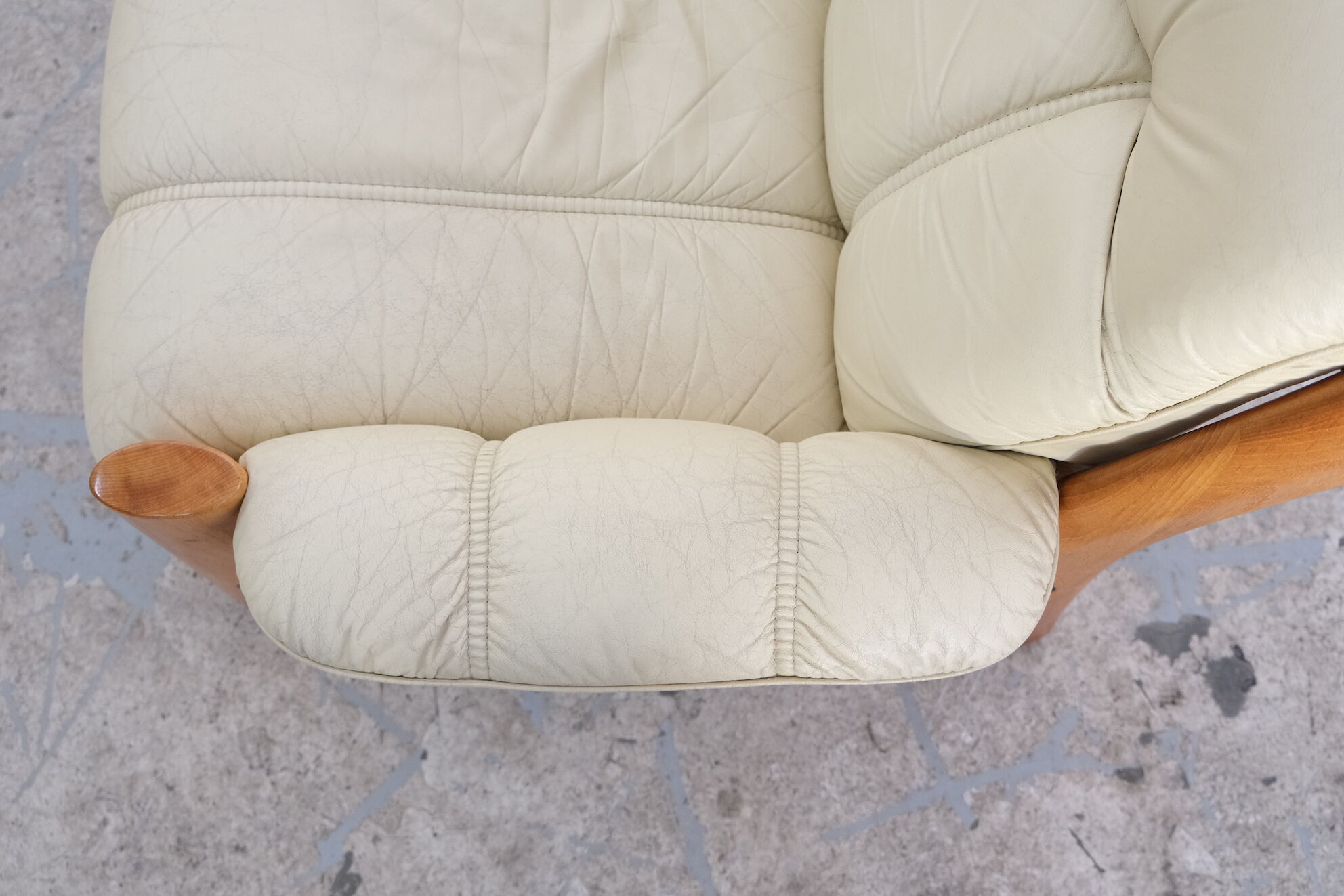 Leather Living Room Set model Montana by Ekornes, 1970's