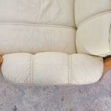 Leather Living Room Set model Montana by Ekornes, 1970's