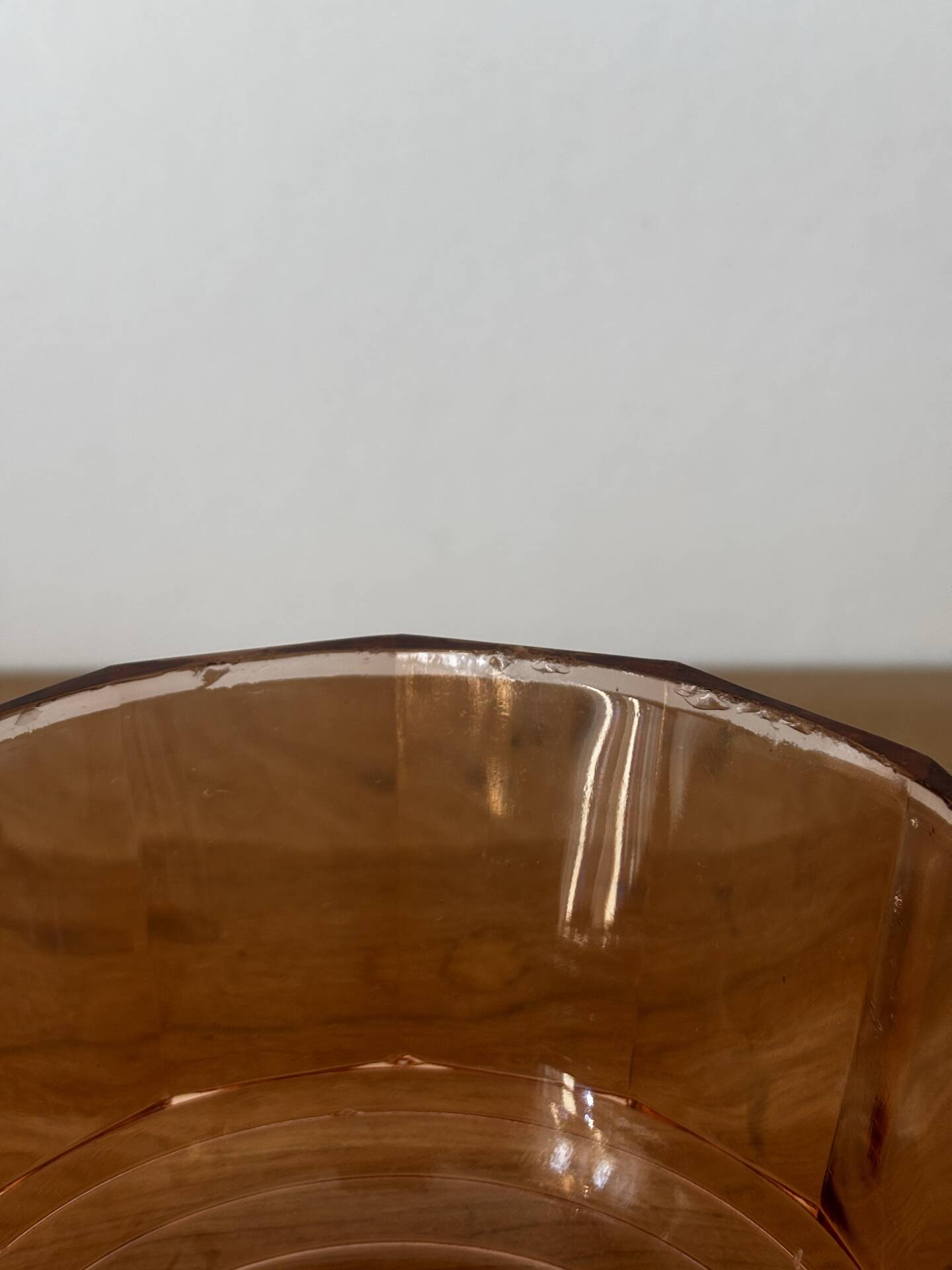 Old sugar bowl or pink glass sweet jar