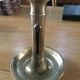 Brass candlestick with pusher