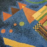 Carpet postmodern 80s kandinsky pattern