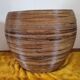 Vintage bohemian rattan armchair