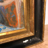 Painting Oil on Canvas Fauvism Circus Horse Dancer Circa 1960