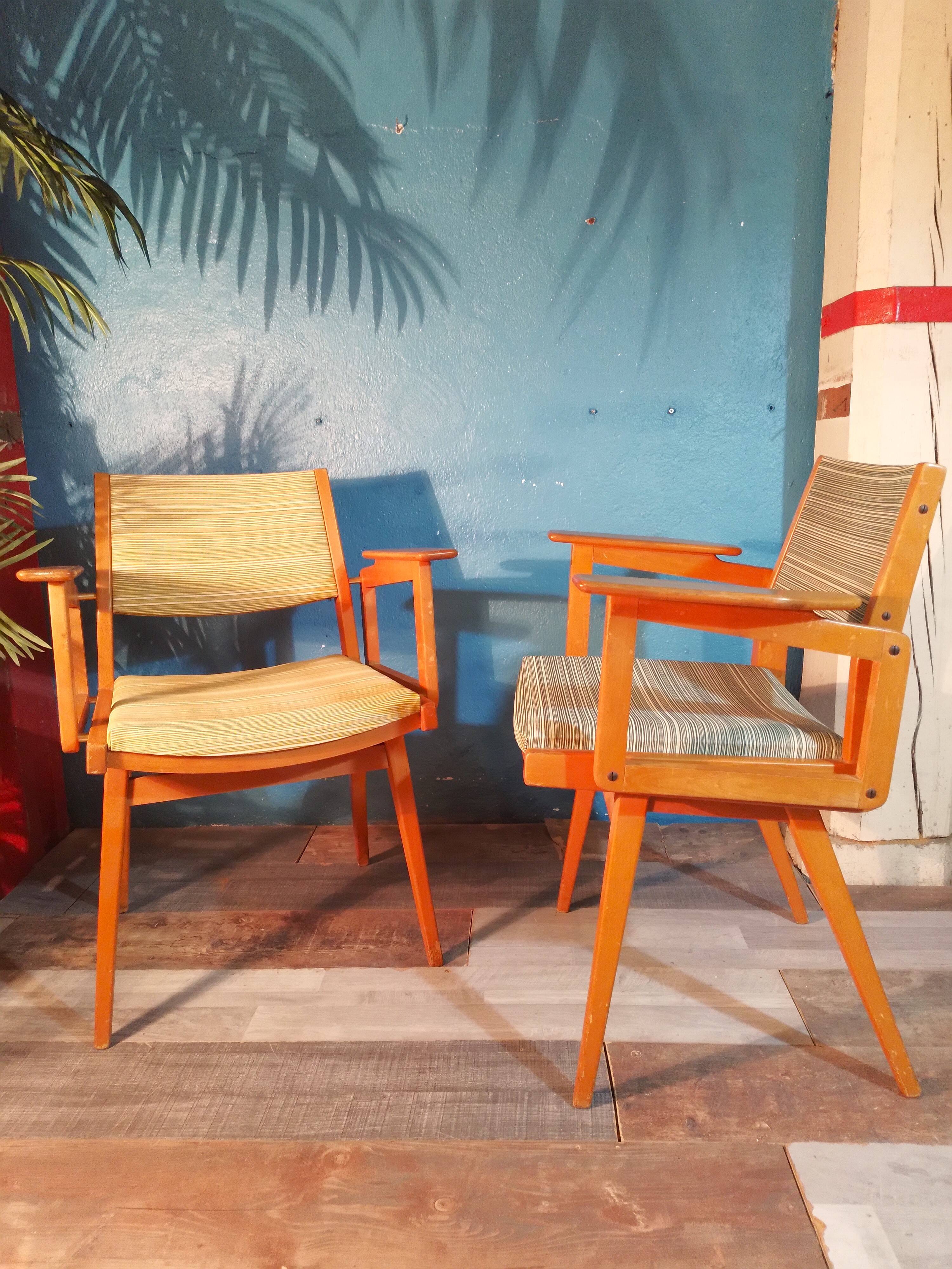 Fauteuils Debiève 1950s