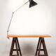 industrial table lamp by Josef Hurka for Napako, 1960