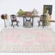 Nuances de tapis persan rose blush , 211x323Cm