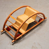 Hans Brockhage Kids Car / Rocking Chair for Siegfried Lenz 1950s