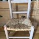 Chaise enfant assise paillée