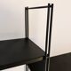 Modular shelves string black metal