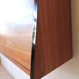 Teak wall-mounted secretary from the 50s / 60s
