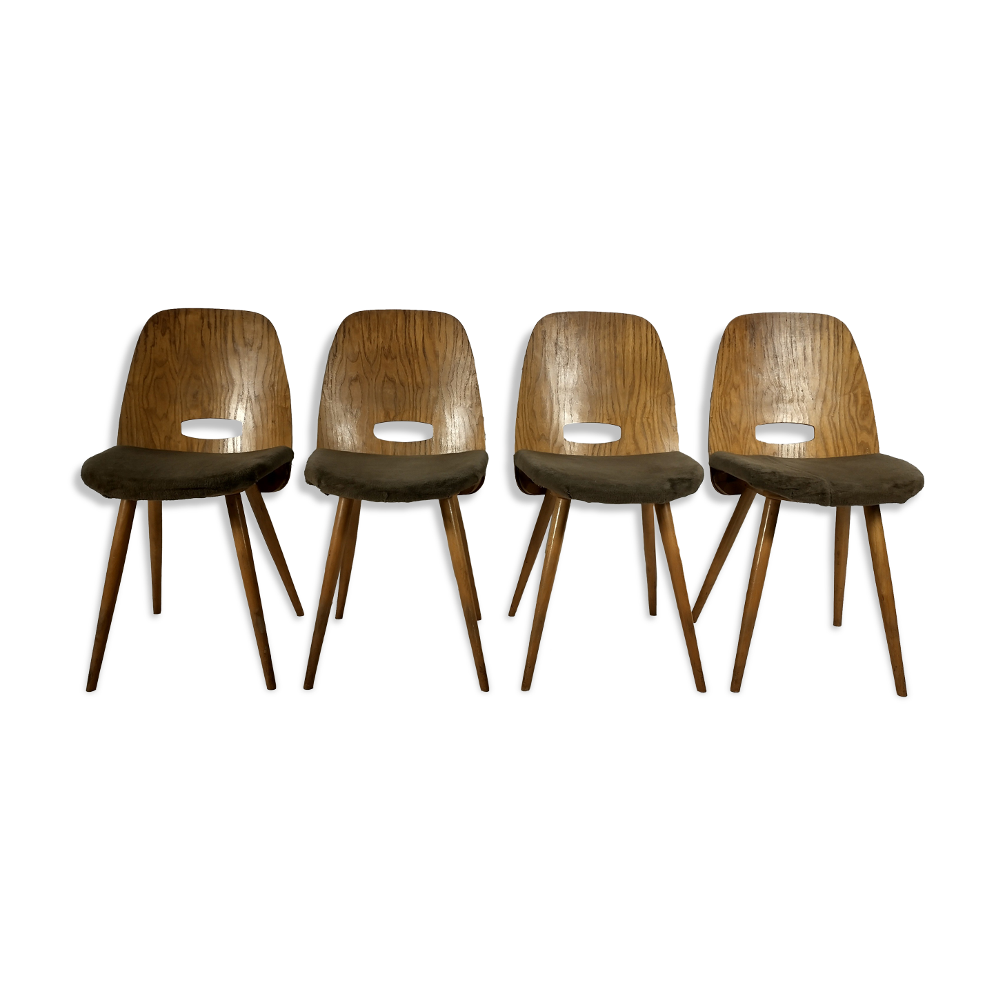 Dining chairs from tatra, 1960s, set of 4