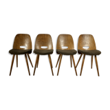 Dining chairs from tatra, 1960s, set of 4