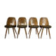 Dining chairs from tatra, 1960s, set of 4
