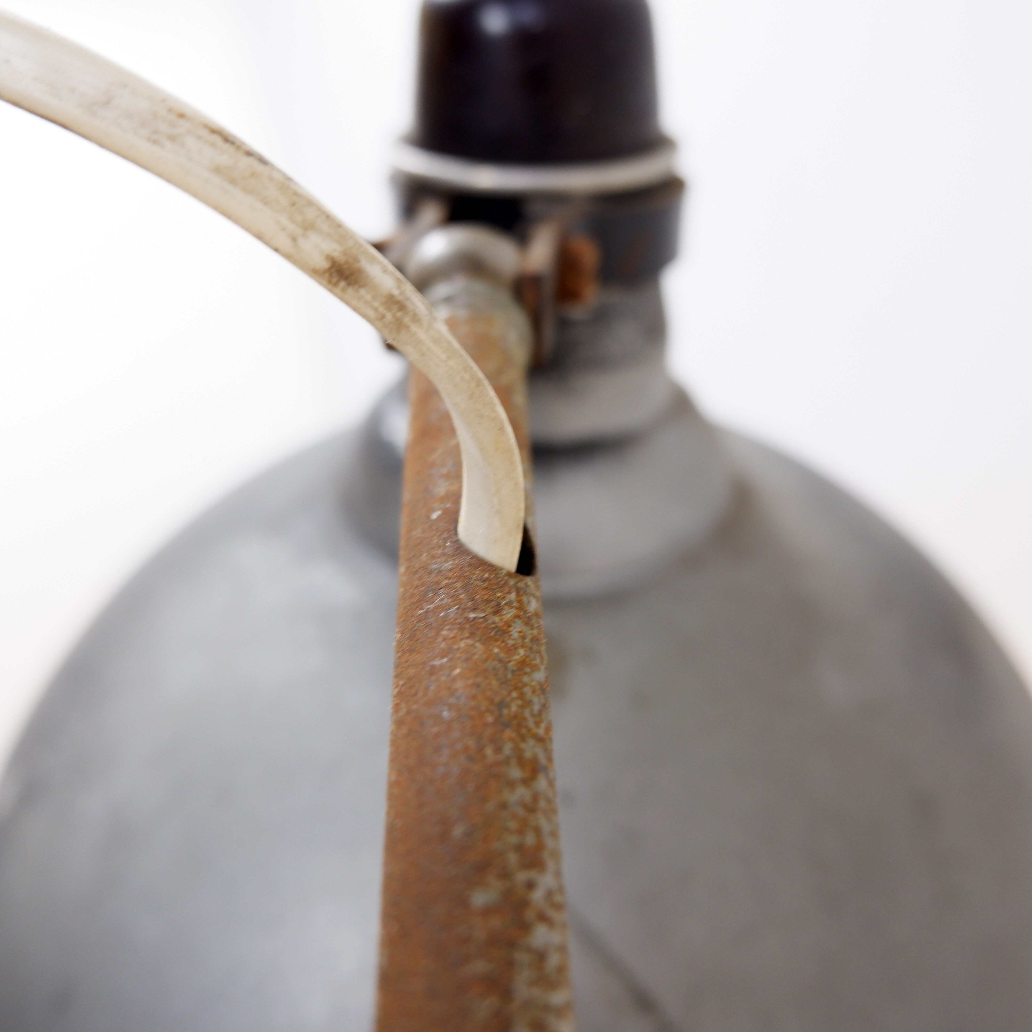 Industrial articulated floor lamp