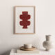 Painting on paper • 30X40CM Terracotta M754A • signed Eawy